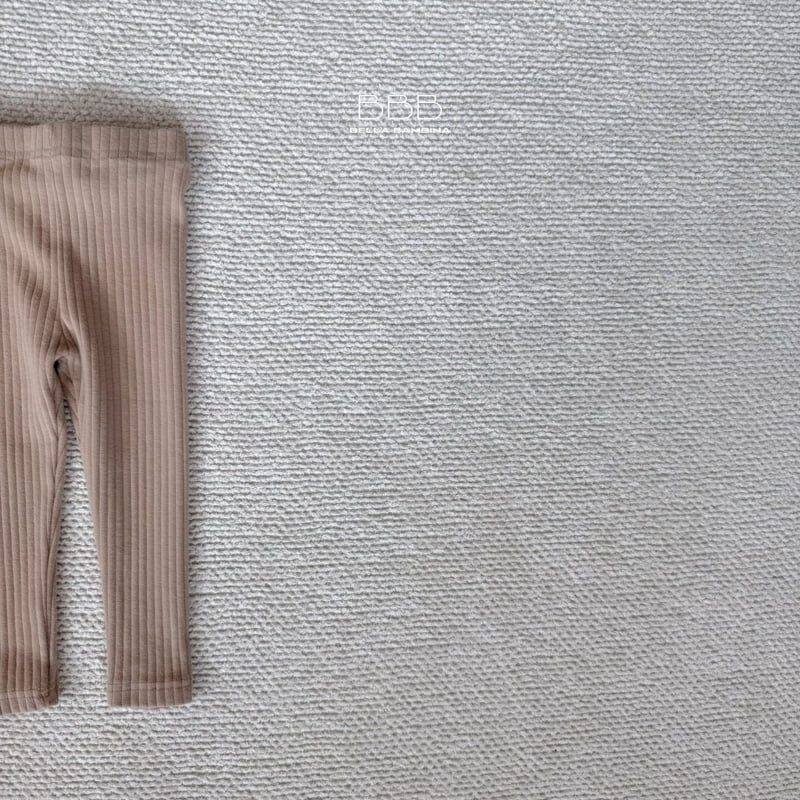Bella Bambina - Korean Baby Fashion - #babyboutique - Bebe Ribbed Leggings - 5
