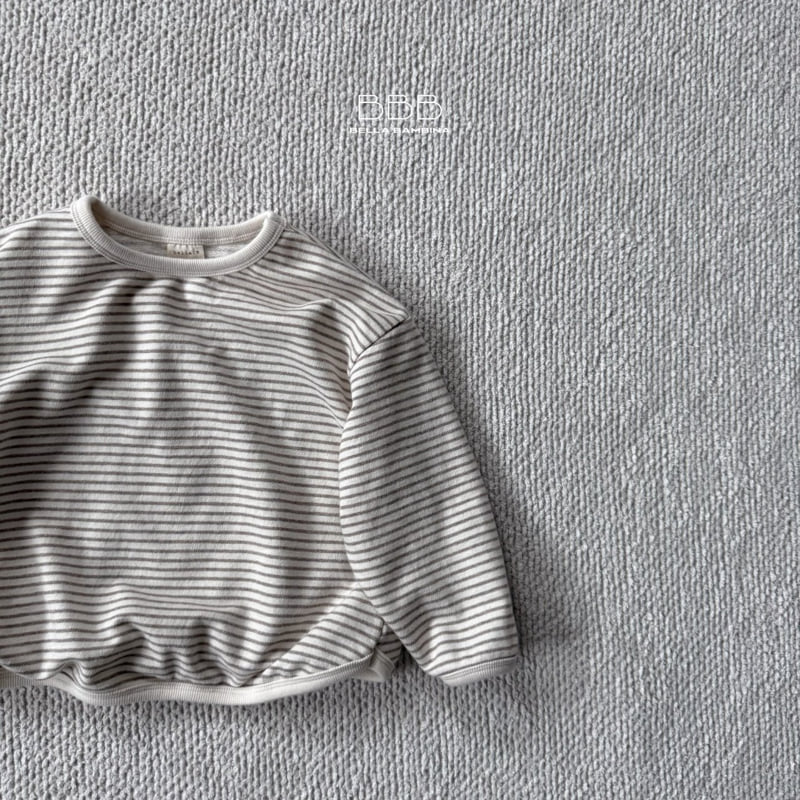 Bella Bambina - Korean Baby Fashion - #babyboutique - Bebe Bangbang Stripe Tee - 2