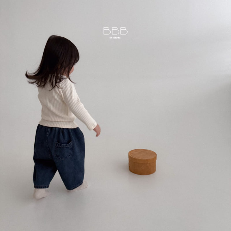 Bella Bambina - Korean Baby Fashion - #babyboutique - Bebe Ribbed Tee - 9