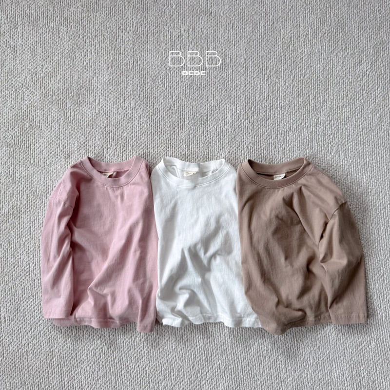 Bella Bambina - Korean Baby Fashion - #babyboutique - Bebe Plain Oversized Tee