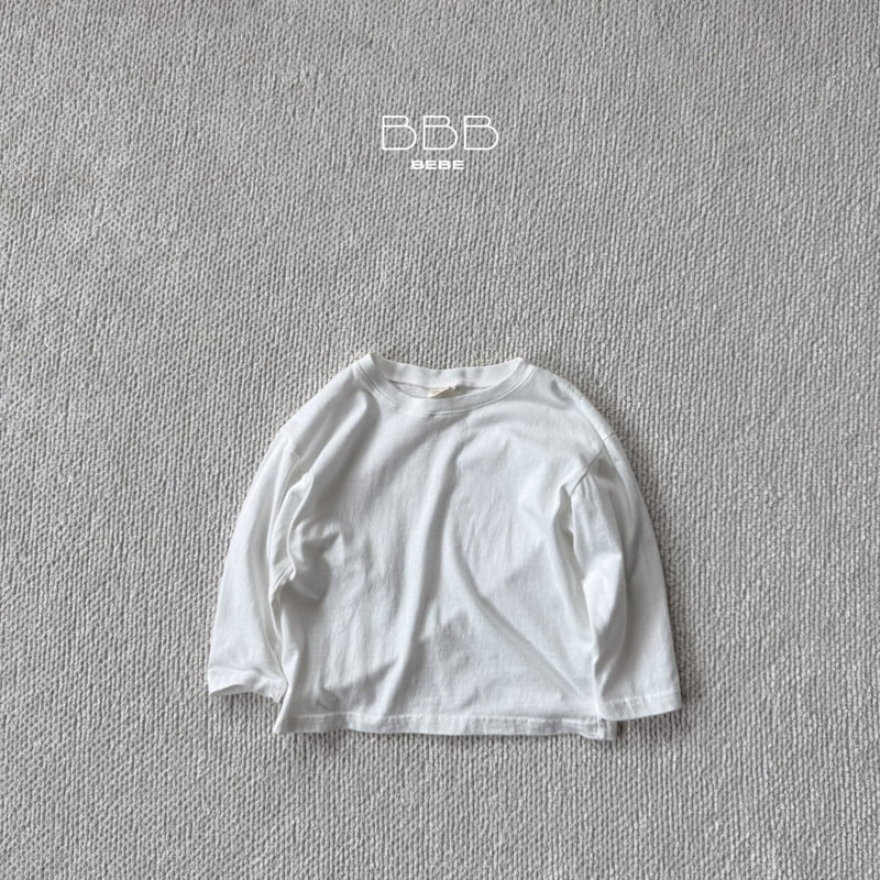 Bella Bambina - Korean Baby Fashion - #babyboutique - Bebe Plain Oversized Tee - 2