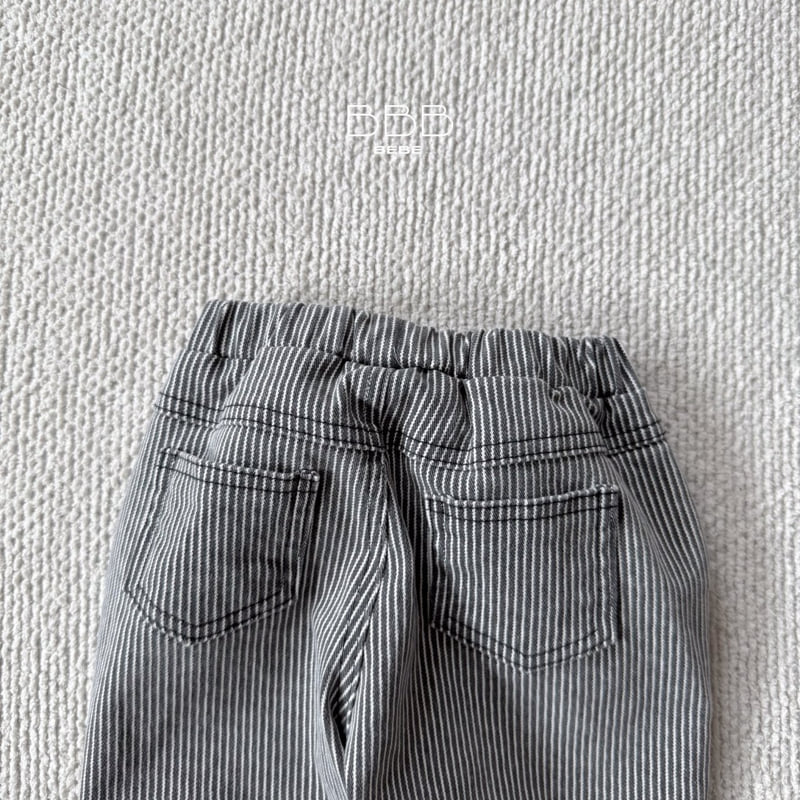 Bebe Span Stripe Pants by Bella Bambina for Baby - view 5