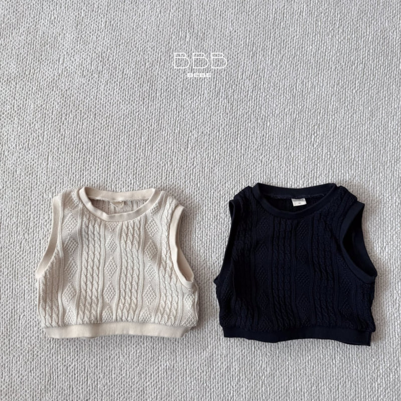Bella Bambina - Korean Baby Fashion - #babyboutiqueclothing - Bebe Cable Vest
