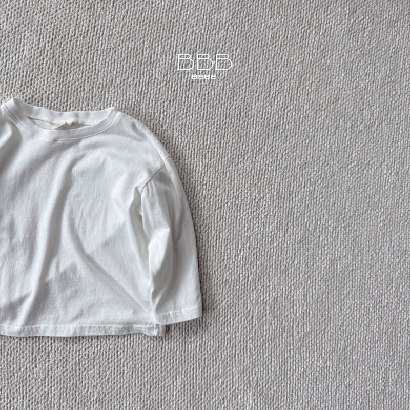 Bella Bambina - Korean Baby Fashion - #babyboutiqueclothing - Bebe Plain Oversized Tee - 3