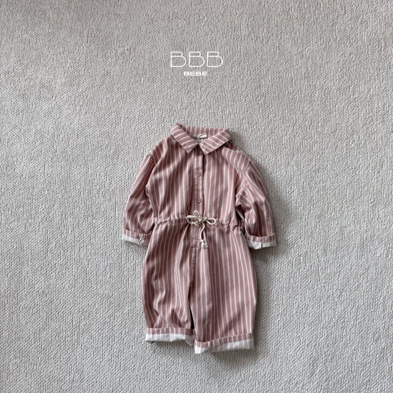 Bella Bambina - Korean Baby Fashion - #babyboutiqueclothing - Bebe Stripe Shared Suit - 2