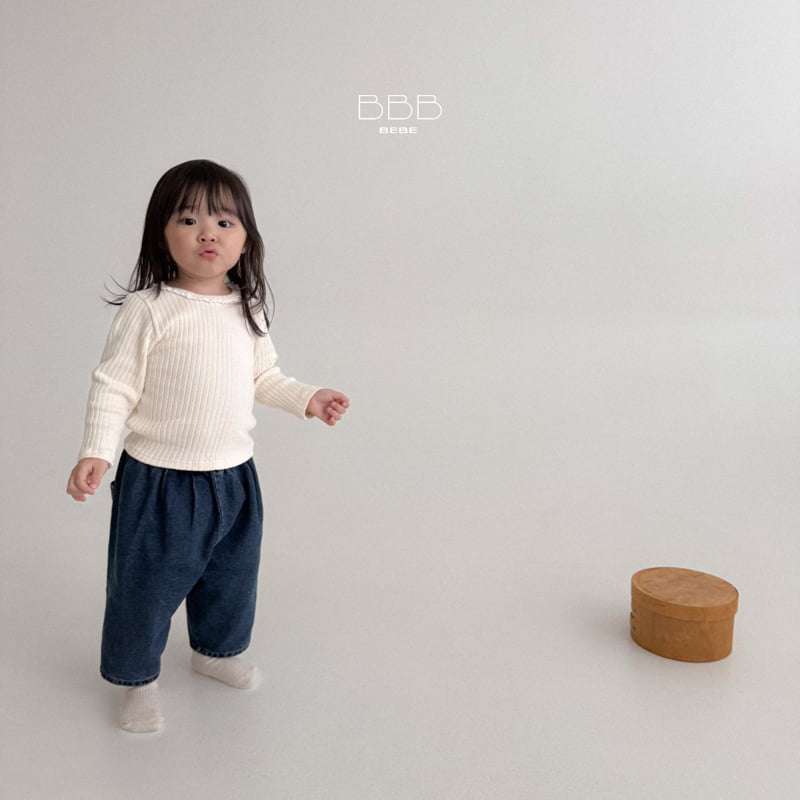Bebe Denim Finger Pants by Bella Bambina for Baby - view 12