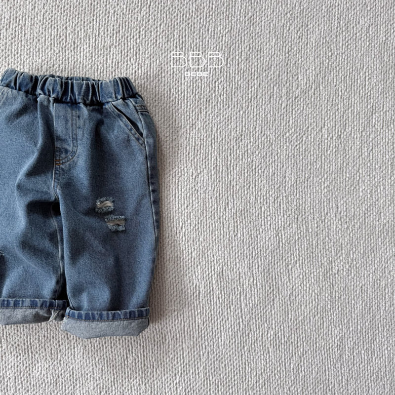 Bella Bambina - Korean Baby Fashion - #babyclothing - Bebe Ripped Jeans - 2