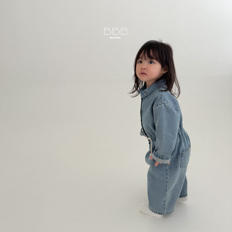 Bella Bambina - Korean Baby Fashion - #babyclothing - Bebe Shared Denim Suit - 12