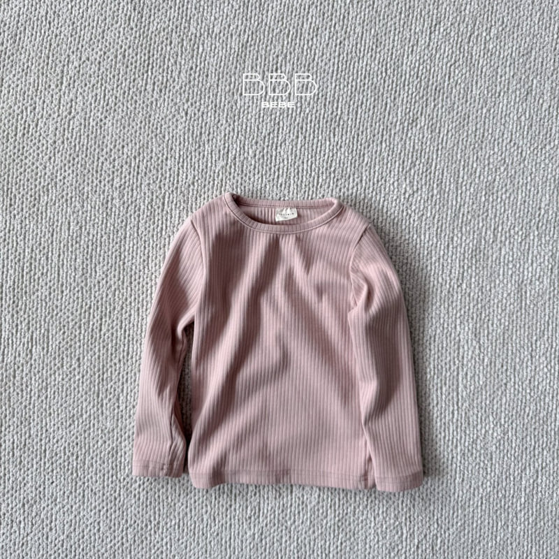 Bella Bambina - Korean Baby Fashion - #babyfashion - Bebe Ribbed Basic Tee - 7