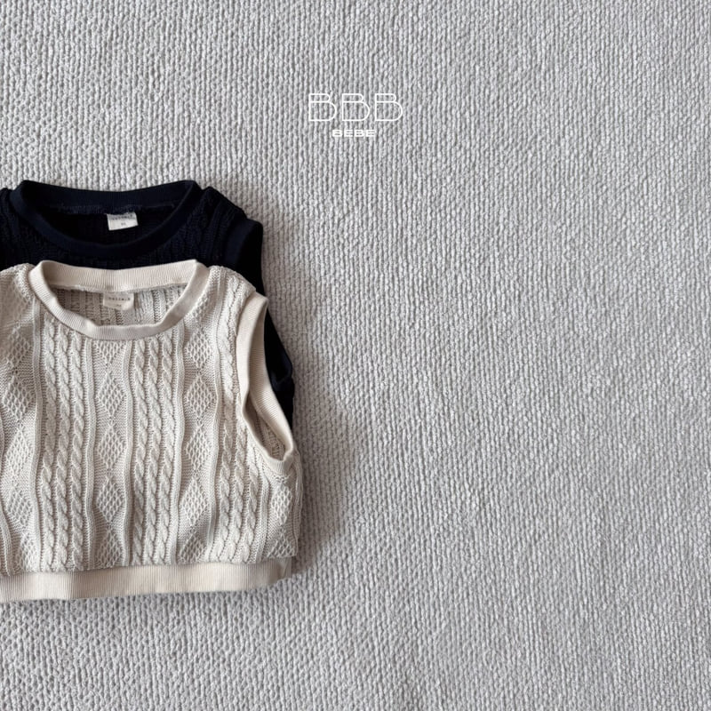 Bella Bambina - Korean Baby Fashion - #babyfashion - Bebe Cable Vest - 3