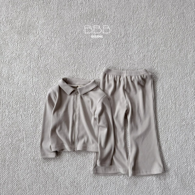 Bella Bambina - Korean Baby Fashion - #babyfashion - Bebe Doing Zip-up Set - 2