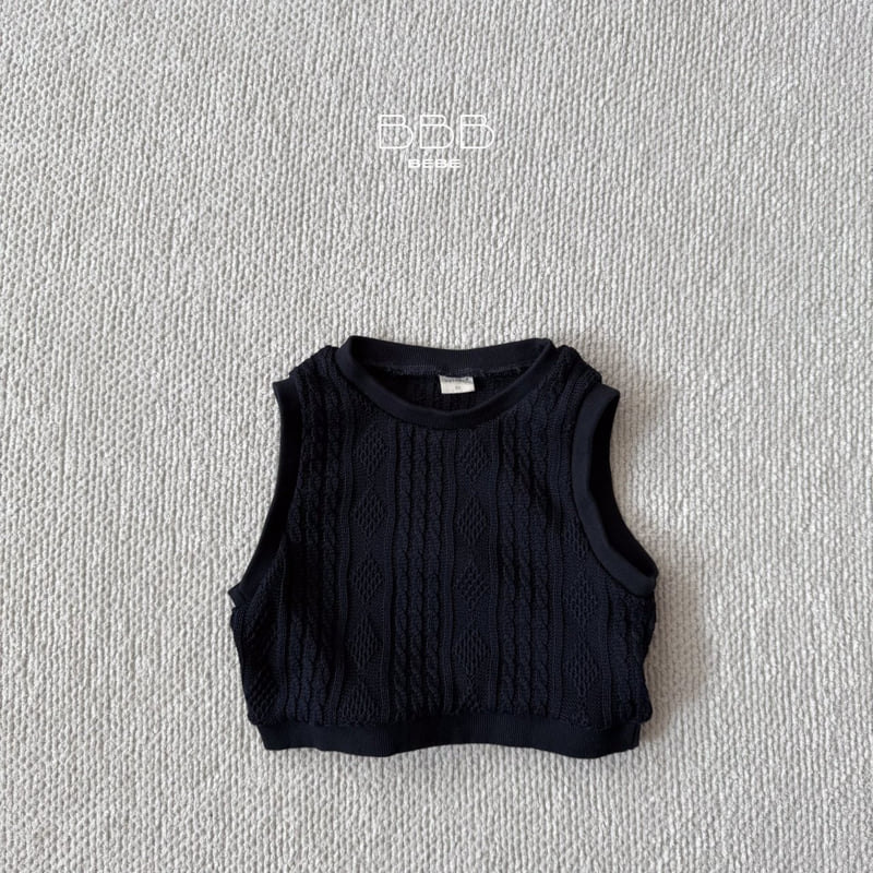 Bella Bambina - Korean Baby Fashion - #babyfashion - Bebe Cable Vest - 4