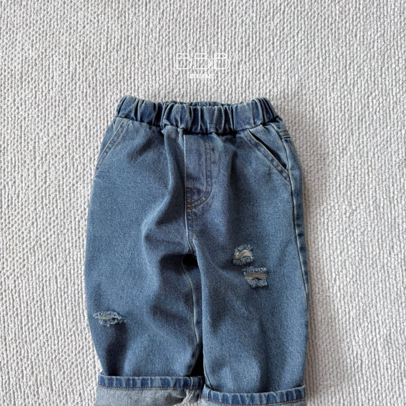 Bella Bambina - Korean Baby Fashion - #babyfashion - Bebe Ripped Jeans - 4