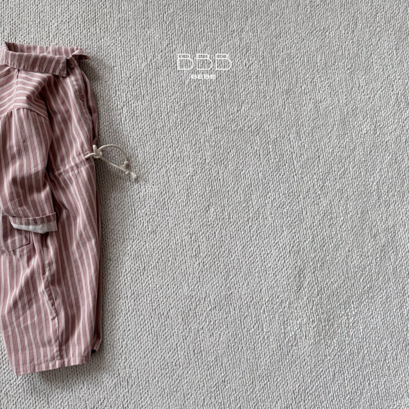 Bella Bambina - Korean Baby Fashion - #babygirlfashion - Bebe Stripe Shared Suit - 6