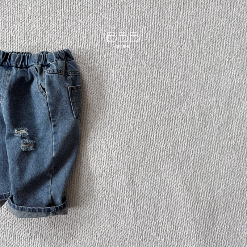 Bella Bambina - Korean Baby Fashion - #babygirlfashion - Bebe Ripped Jeans - 5
