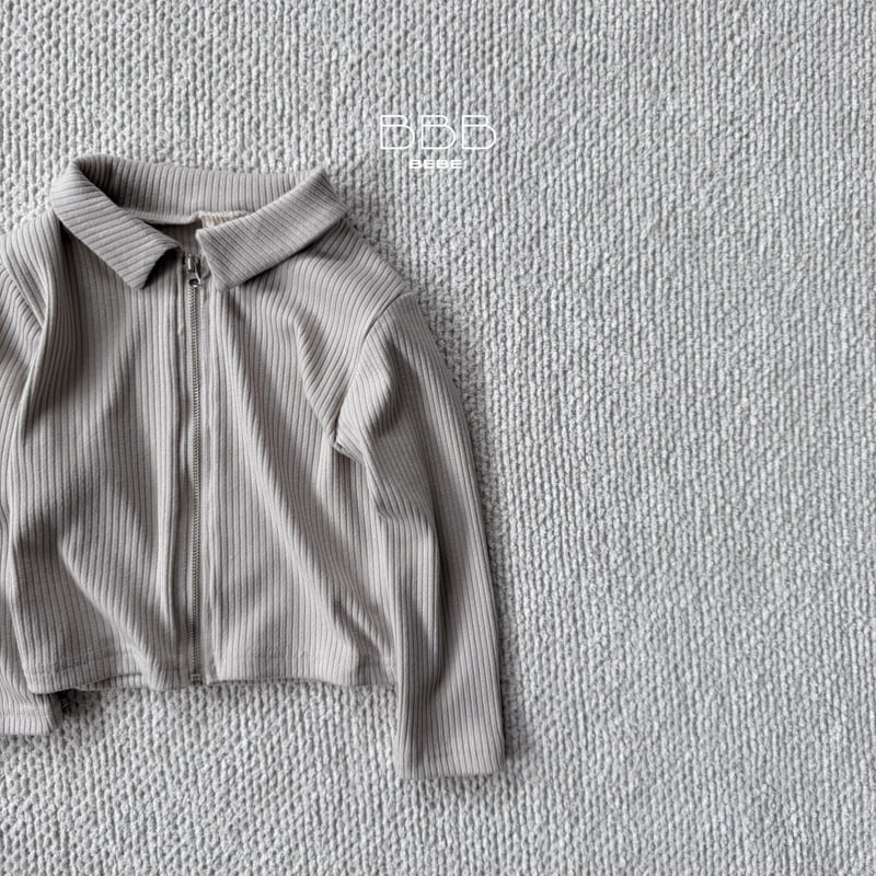 Bella Bambina - Korean Baby Fashion - #babyfever - Bebe Doing Zip-up Set - 4