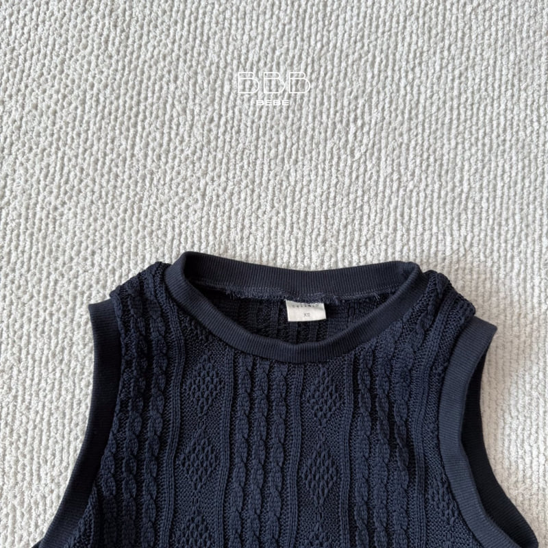 Bella Bambina - Korean Baby Fashion - #babylifestyle - Bebe Cable Vest - 6