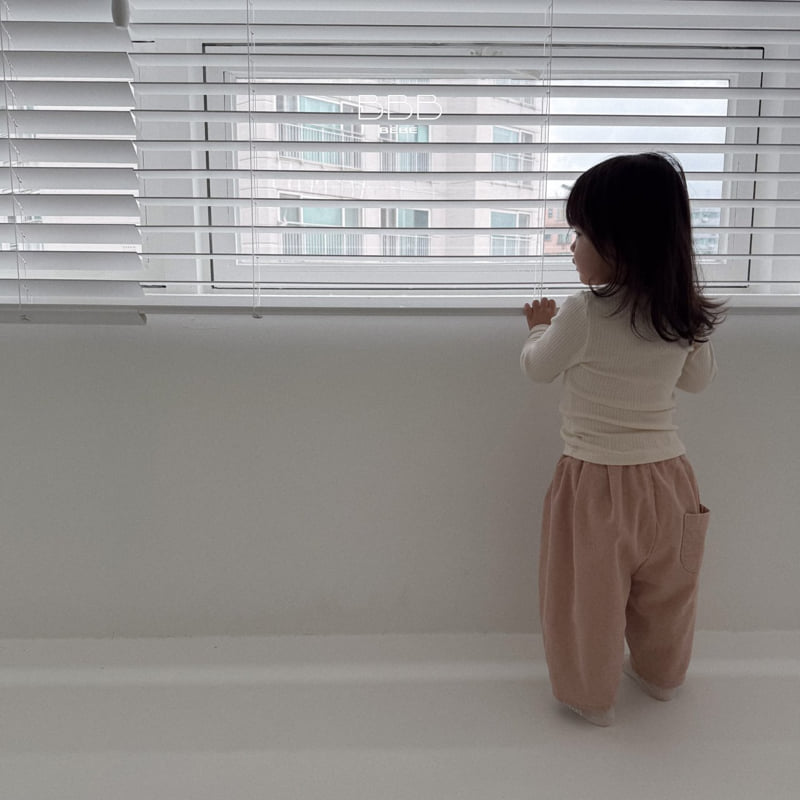 Bella Bambina - Korean Baby Fashion - #babyoninstagram - Bebe Ribbed Basic Tee - 11