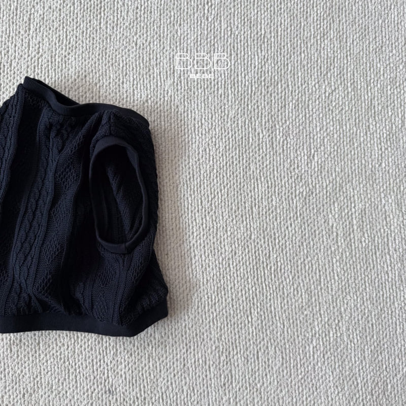 Bella Bambina - Korean Baby Fashion - #babyoninstagram - Bebe Cable Vest - 7
