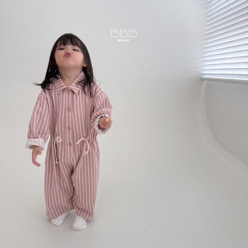Bella Bambina - Korean Baby Fashion - #babyoninstagram - Bebe Stripe Shared Suit - 8
