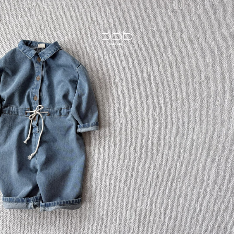Bella Bambina - Korean Baby Fashion - #babyoninstagram - Bebe Shared Denim Suit - 2