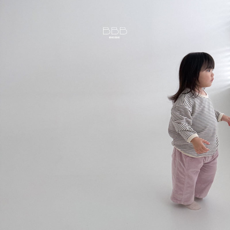 Bella Bambina - Korean Baby Fashion - #babyootd - Bebe Bangbang Stripe Tee - 10
