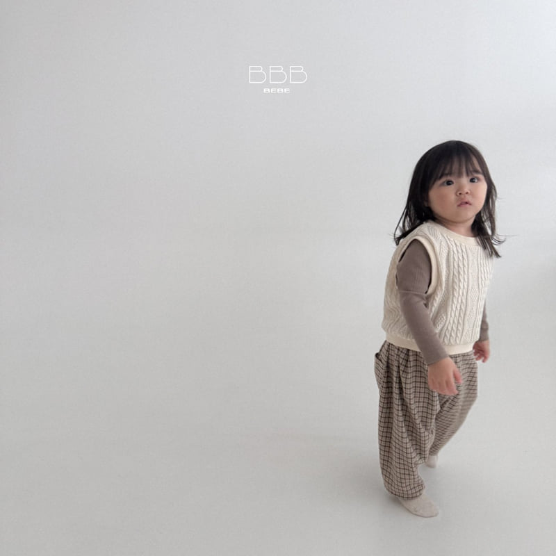 Bella Bambina - Korean Baby Fashion - #babyoutfit - Bebe Cable Vest - 10