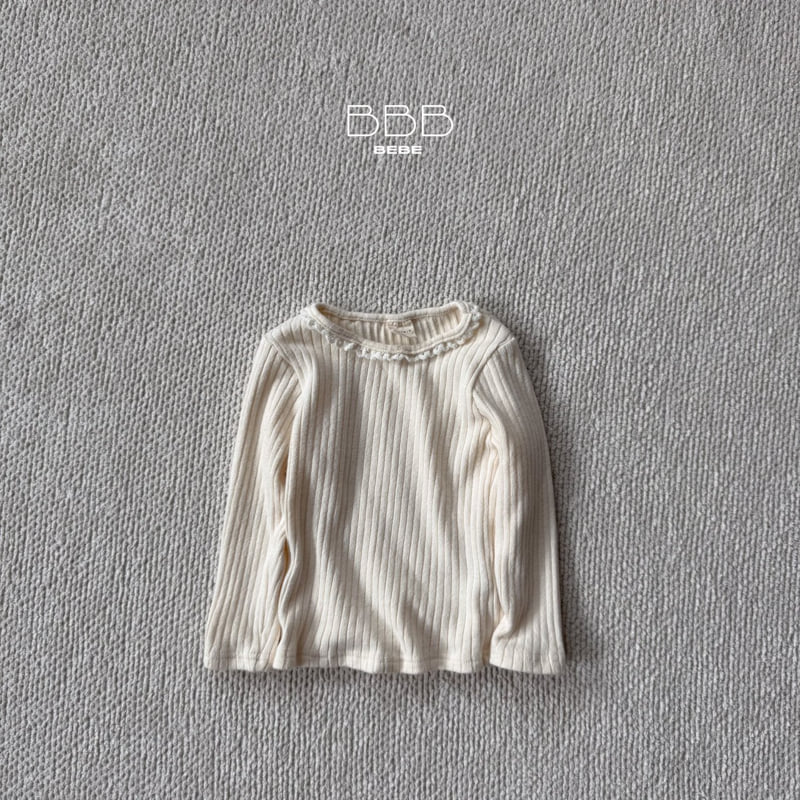 Bella Bambina - Korean Baby Fashion - #babyoutfit - Bebe Ribbed Tee - 3
