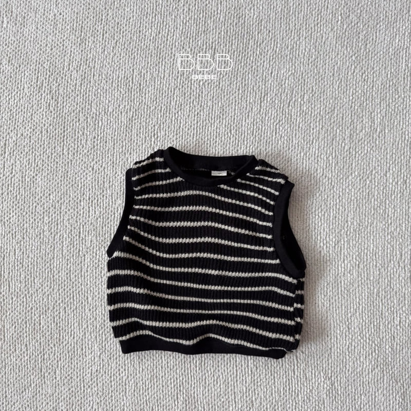 Bebe Stripe Knit Vest by Bella Bambina for Baby - view 1