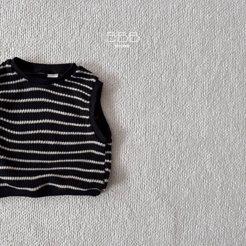 Bebe Stripe Knit Vest by Bella Bambina for Baby - view 2