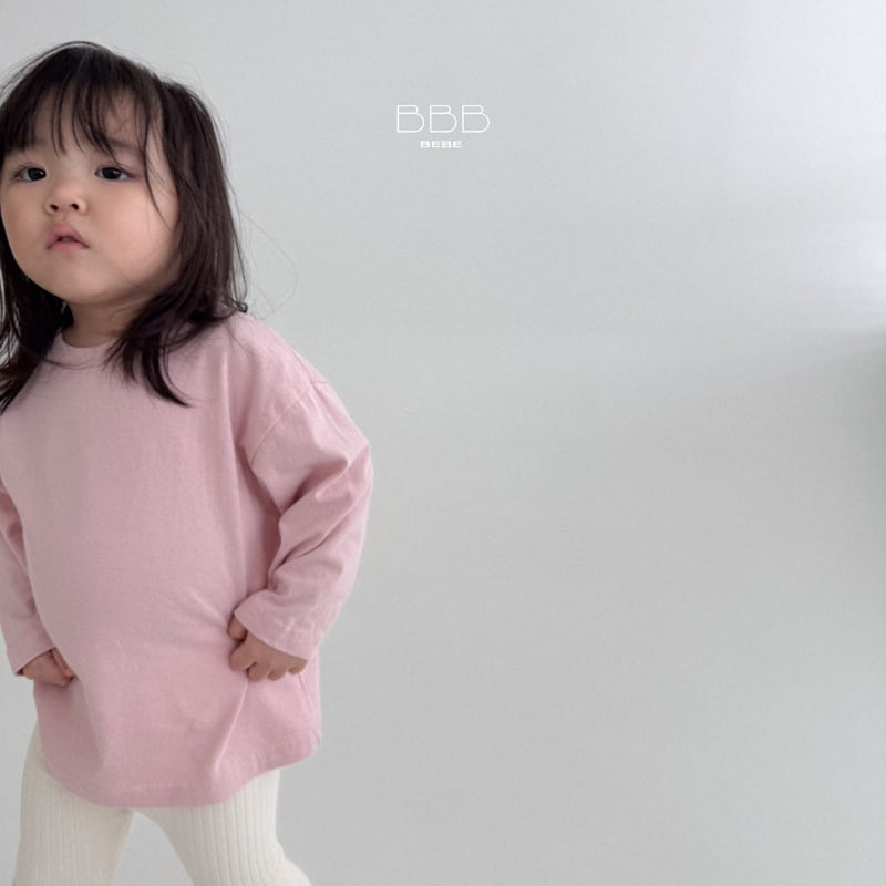 Bella Bambina - Korean Baby Fashion - #babyoutfit - Bebe Plain Oversized Tee - 12