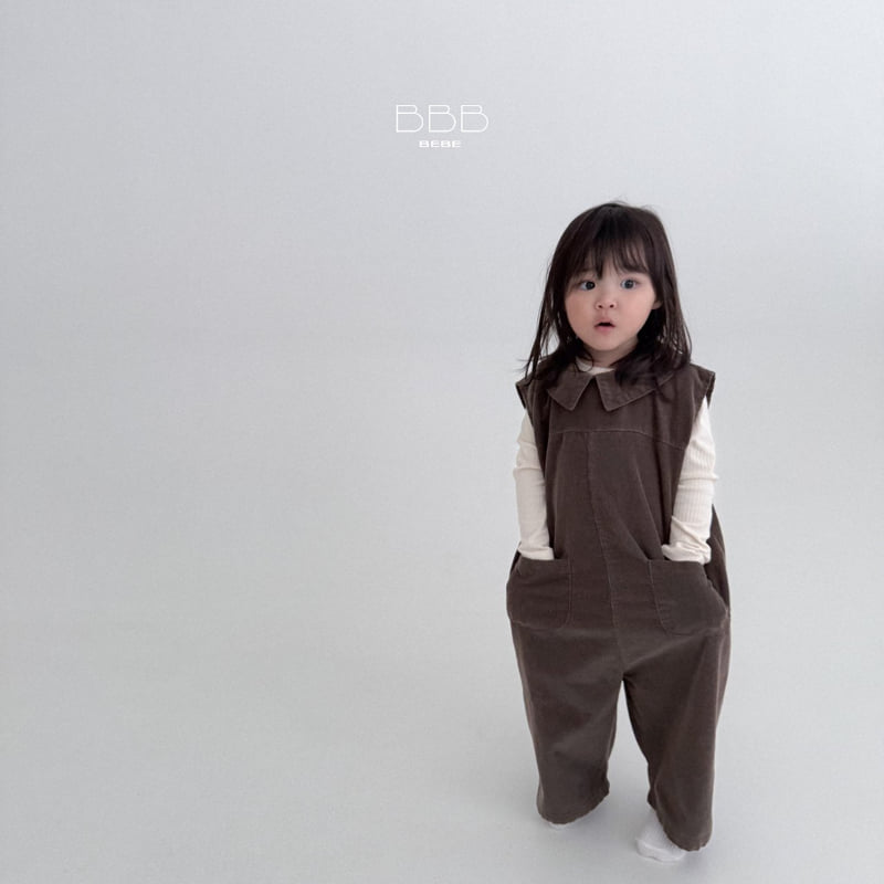 Bella Bambina - Korean Baby Fashion - #babyoutfit - Bebe Corduroy Collar Suit - 9