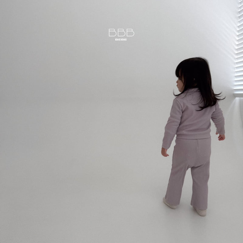 Bella Bambina - Korean Baby Fashion - #babyoutfit - Bebe Doing Zip-up Set - 9
