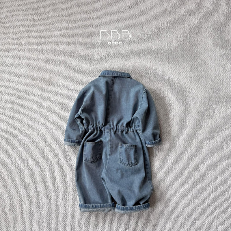 Bella Bambina - Korean Baby Fashion - #babyoutfit - Bebe Shared Denim Suit - 5