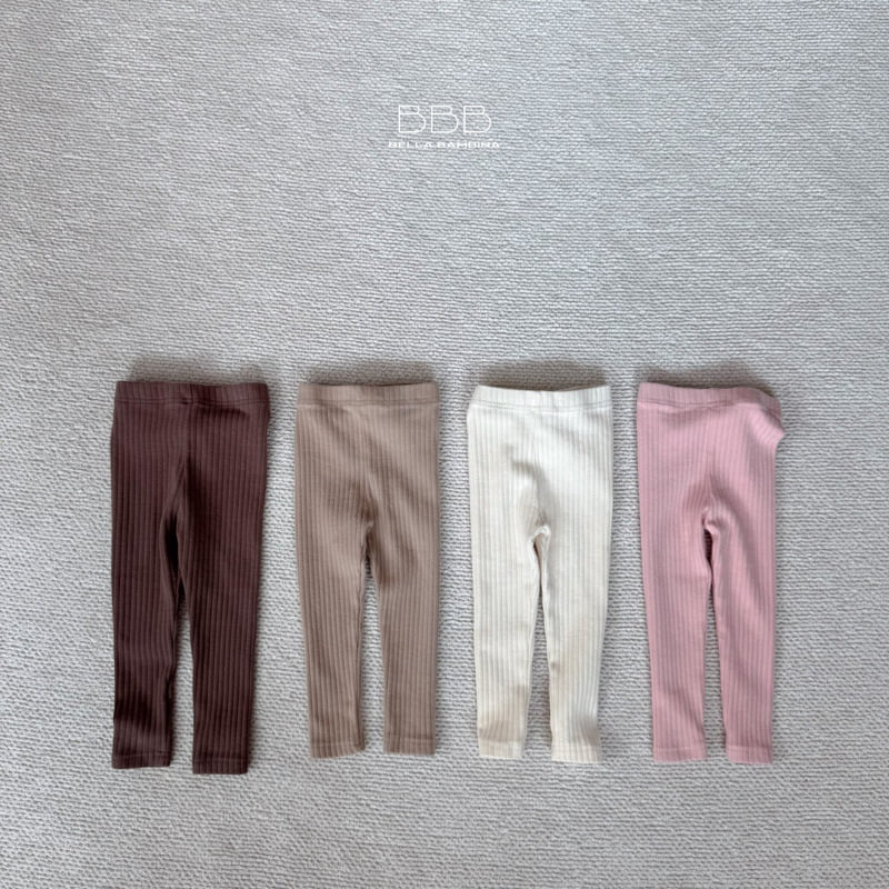 Bella Bambina - Korean Baby Fashion - #babywear - Bebe Ribbed Leggings