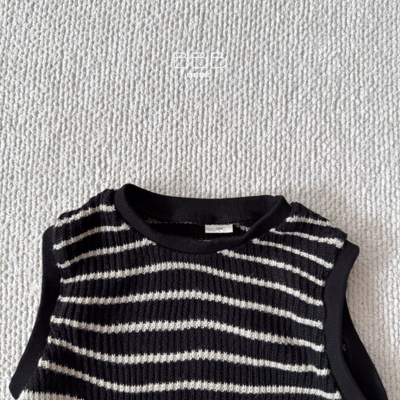 Bebe Stripe Knit Vest by Bella Bambina for Baby - view 3