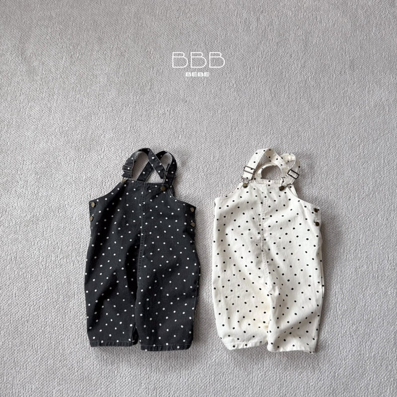 Bella Bambina - Korean Baby Fashion - #babywear - Bebe Dot Suspender Suit