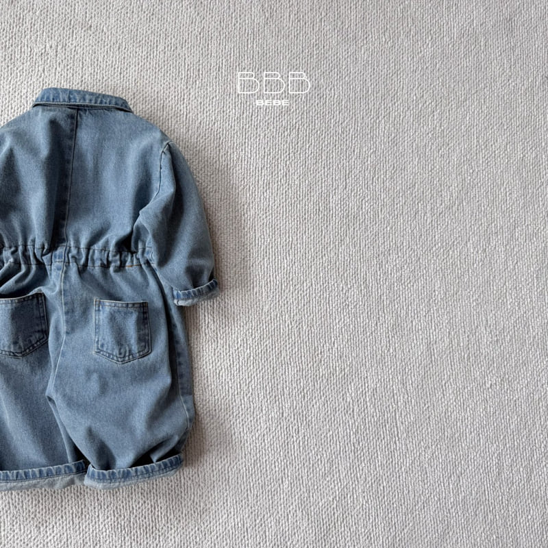 Bella Bambina - Korean Baby Fashion - #babywear - Bebe Shared Denim Suit - 6