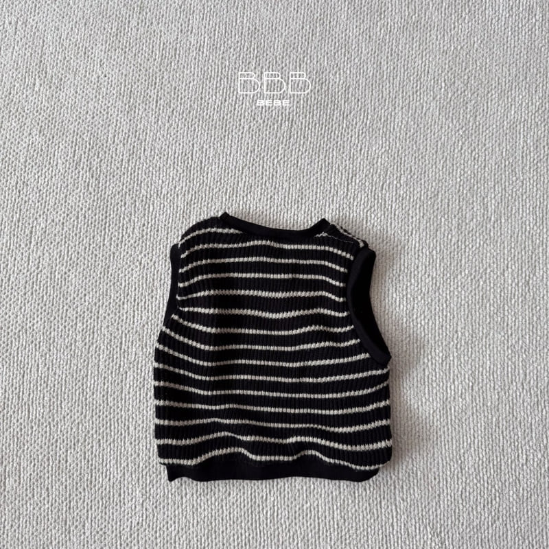 Bebe Stripe Knit Vest by Bella Bambina for Baby - view 4