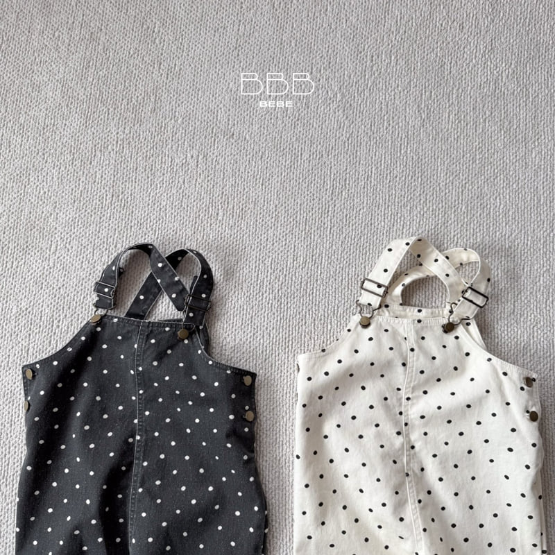 Bella Bambina - Korean Baby Fashion - #onlinebabyboutique - Bebe Dot Suspender Suit - 2