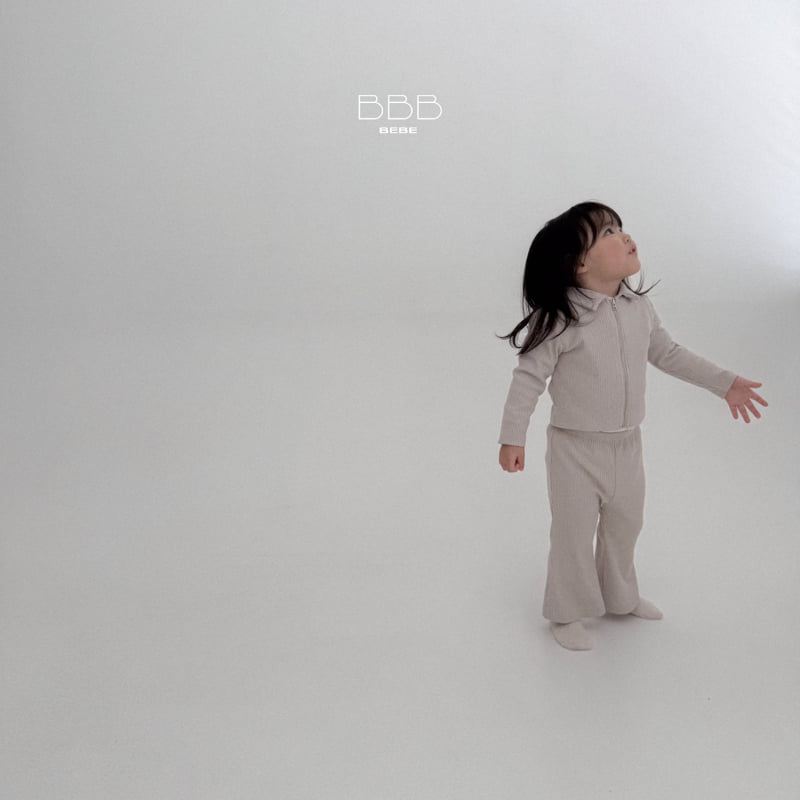 Bella Bambina - Korean Baby Fashion - #onlinebabyboutique - Bebe Doing Zip-up Set - 11