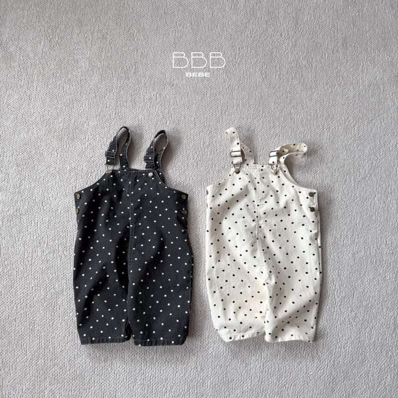Bella Bambina - Korean Baby Fashion - #onlinebabyshop - Bebe Dot Suspender Suit - 3