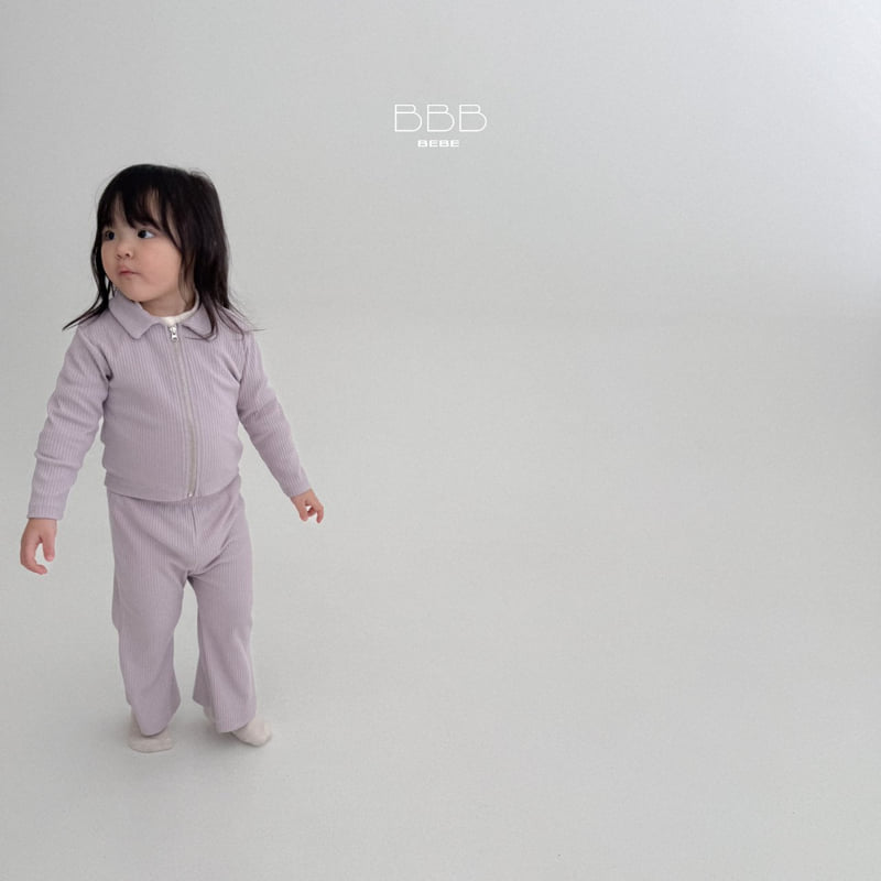 Bella Bambina - Korean Baby Fashion - #onlinebabyshop - Bebe Doing Zip-up Set - 12