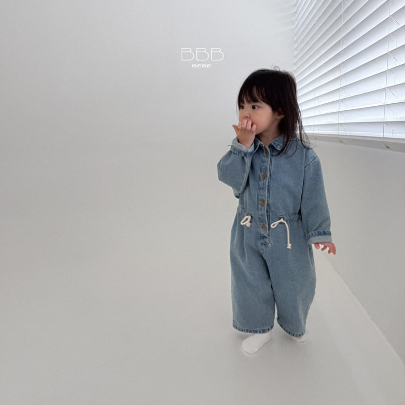 Bella Bambina - Korean Baby Fashion - #onlinebabyshop - Bebe Shared Denim Suit - 8