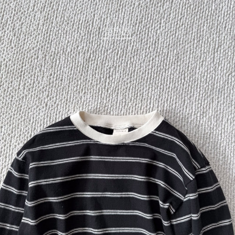 Bella Bambina - Korean Children Fashion - #Kfashion4kids - Note Stripe Boxy Tee - 5