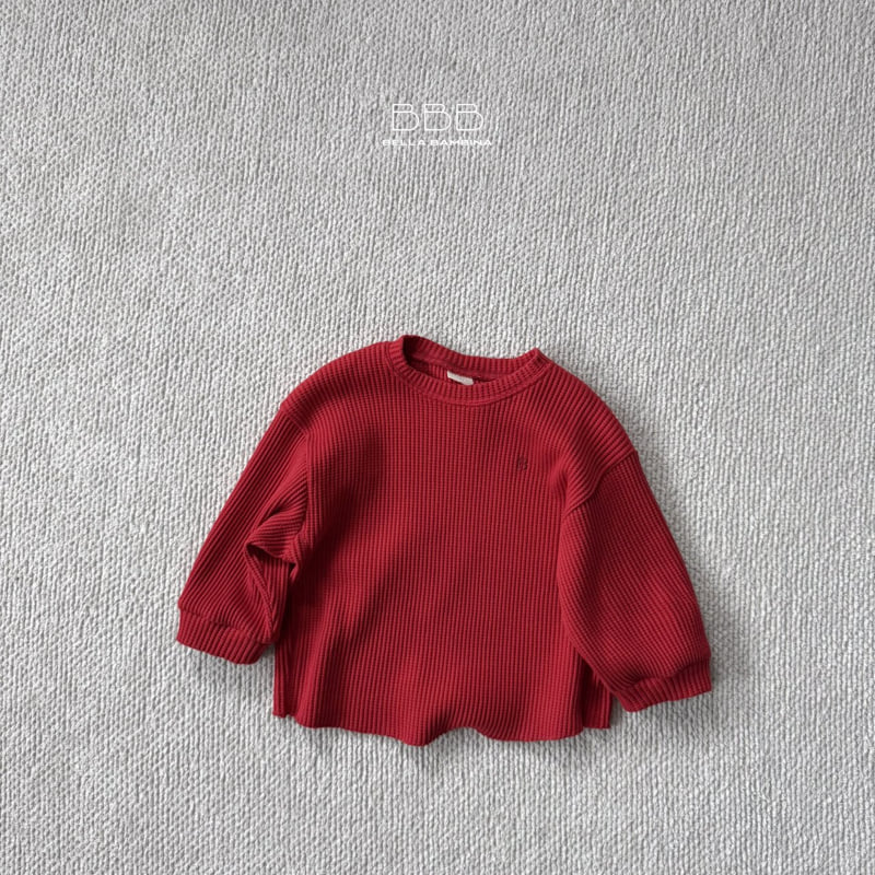 Bella Bambina - Korean Children Fashion - #Kfashion4kids - B Waffle Sweatshirt - 3