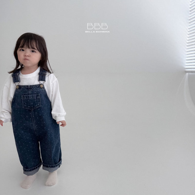 Round Denim Suspender Pants by Bella Bambina for Child - view 8