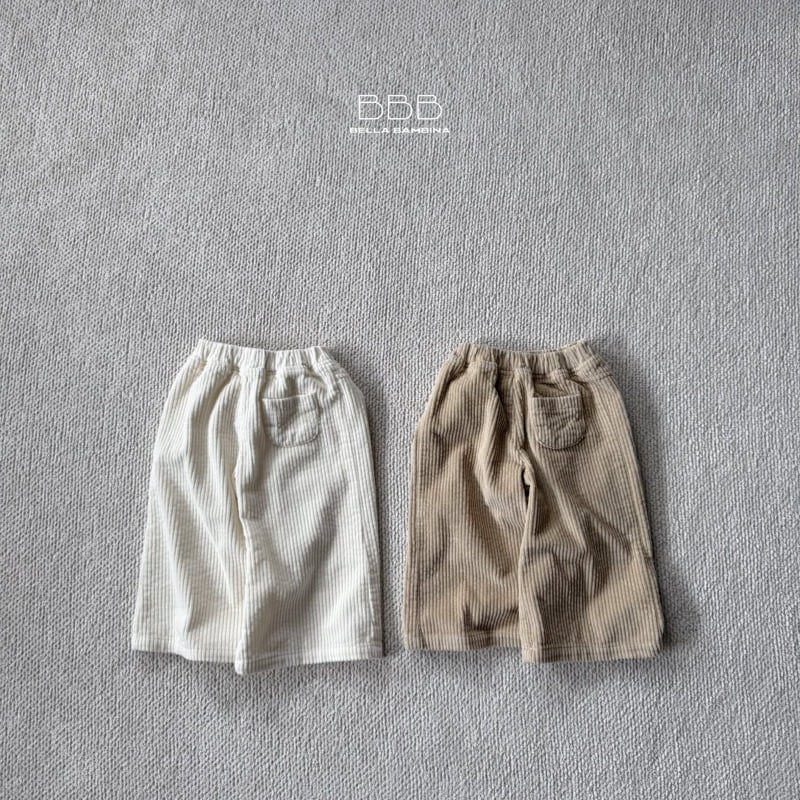 Bella Bambina - Korean Children Fashion - #childofig - Corduroy Pocket Pants