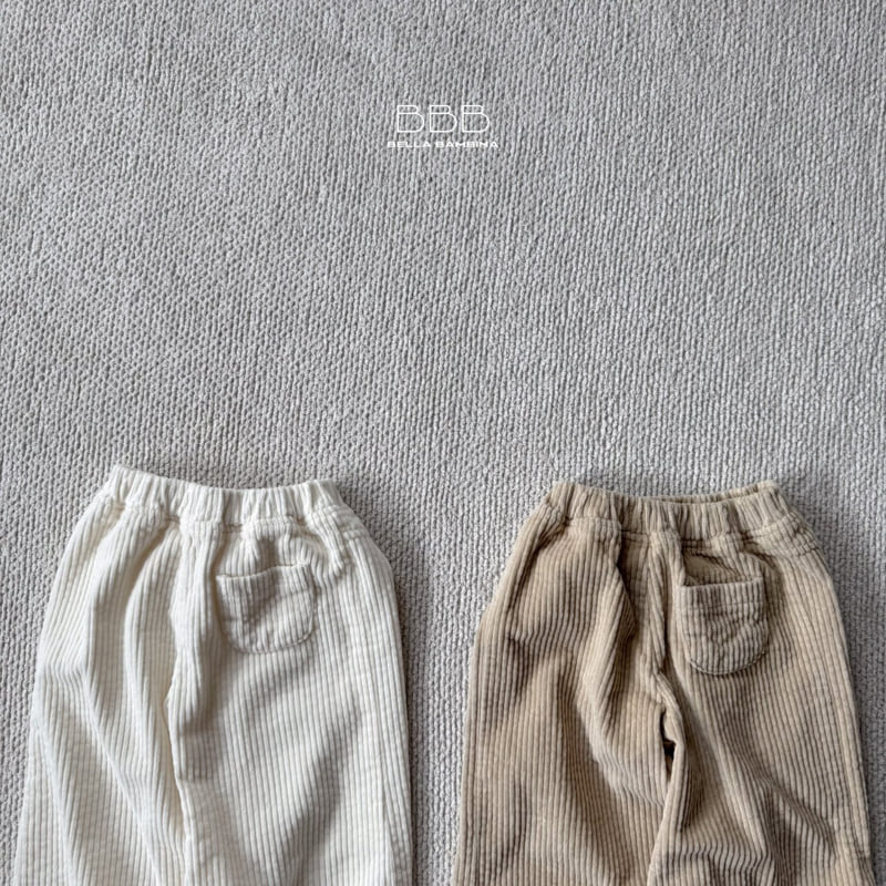 Bella Bambina - Korean Children Fashion - #childofig - Corduroy Pocket Pants - 2