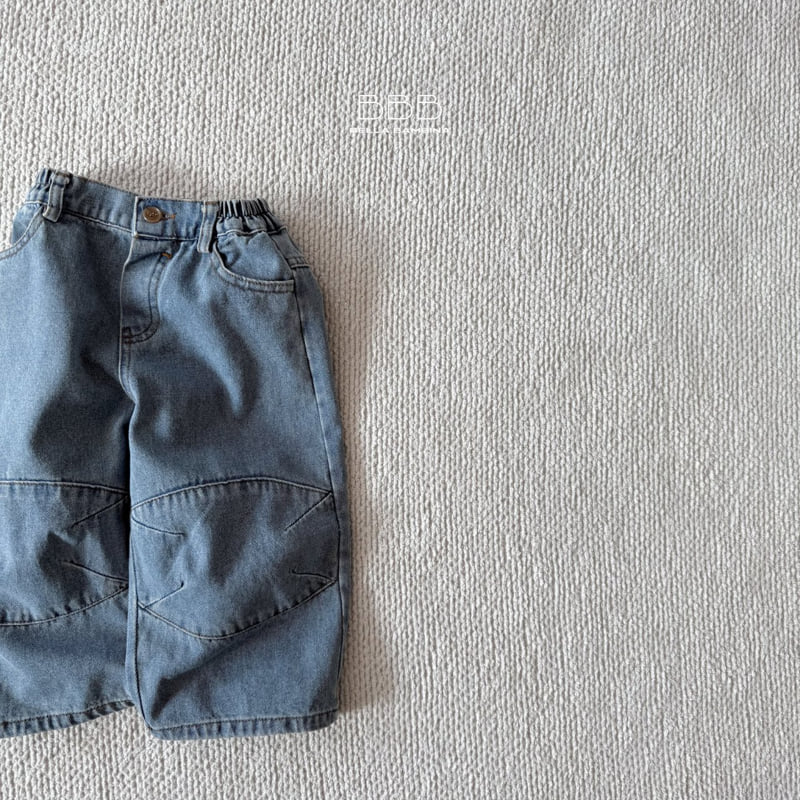 Bella Bambina - Korean Children Fashion - #childofig - Loose Denim Pants - 2